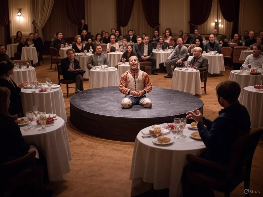 تاريخ مسرح العشاء