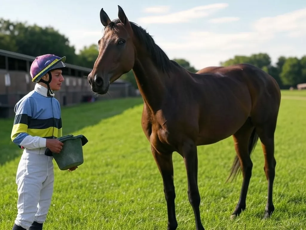 تغذية الخيول السباق: تحسين الأداء من خلال التغذية الصحيحة