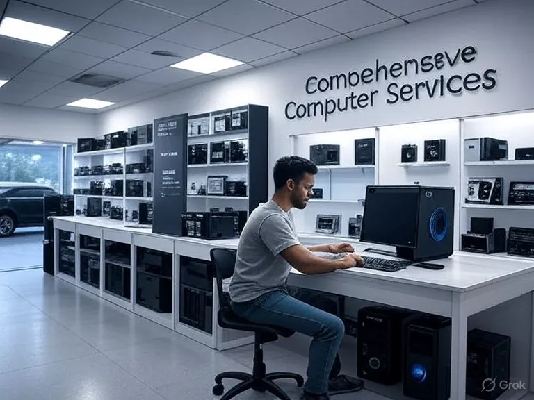 خدمات الكمبيوتر الشاملة: من الإصلاحات إلى التحديثات