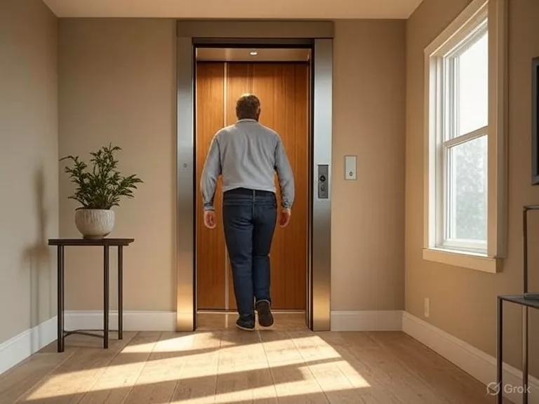 تجربة الفخامة والراحة مع مصعد منزلي